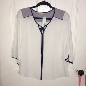 41Hawthorn Castanzo Tie Neck Blouse